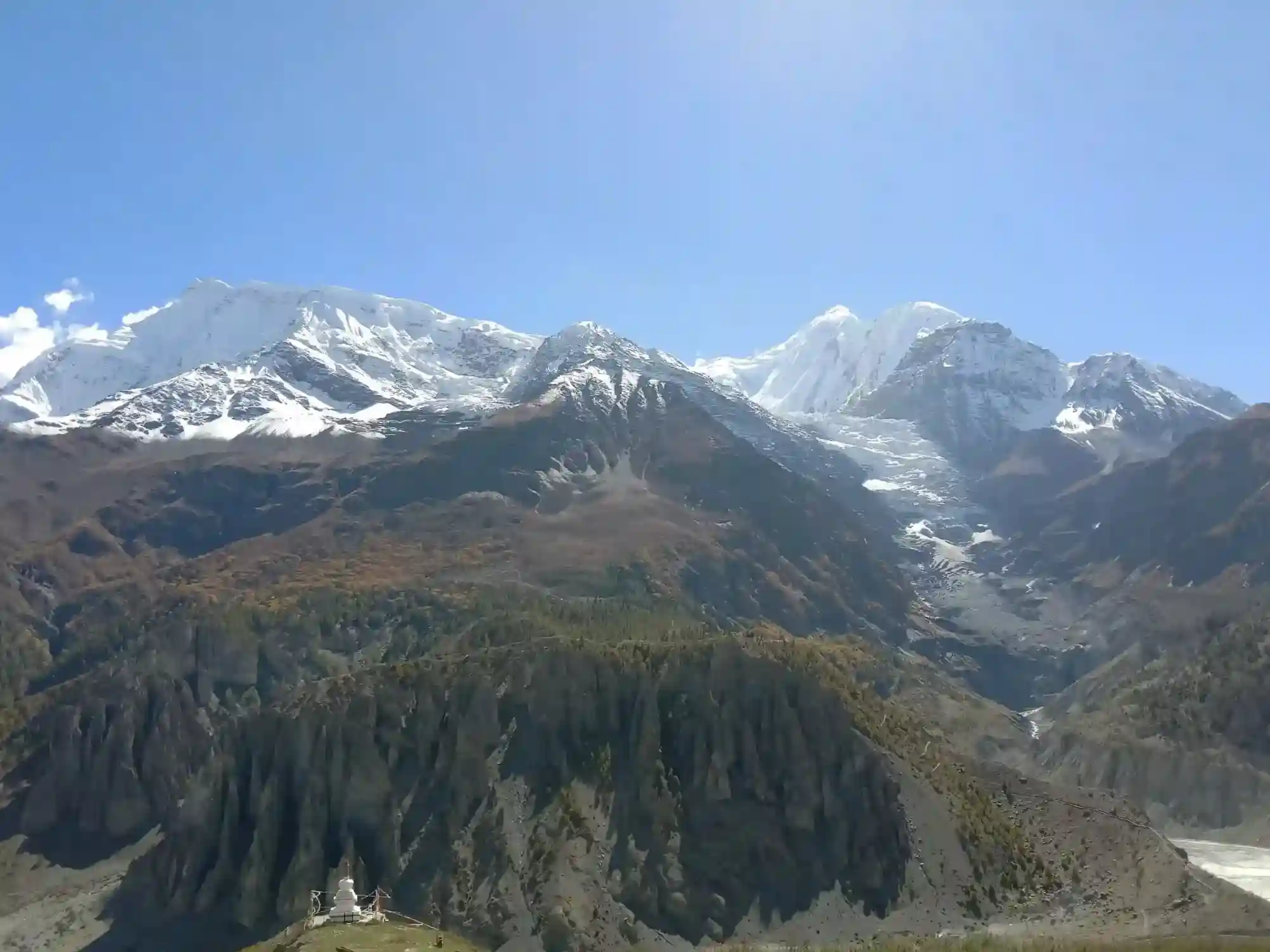 Annapurna IV and Gangapurna Mountain