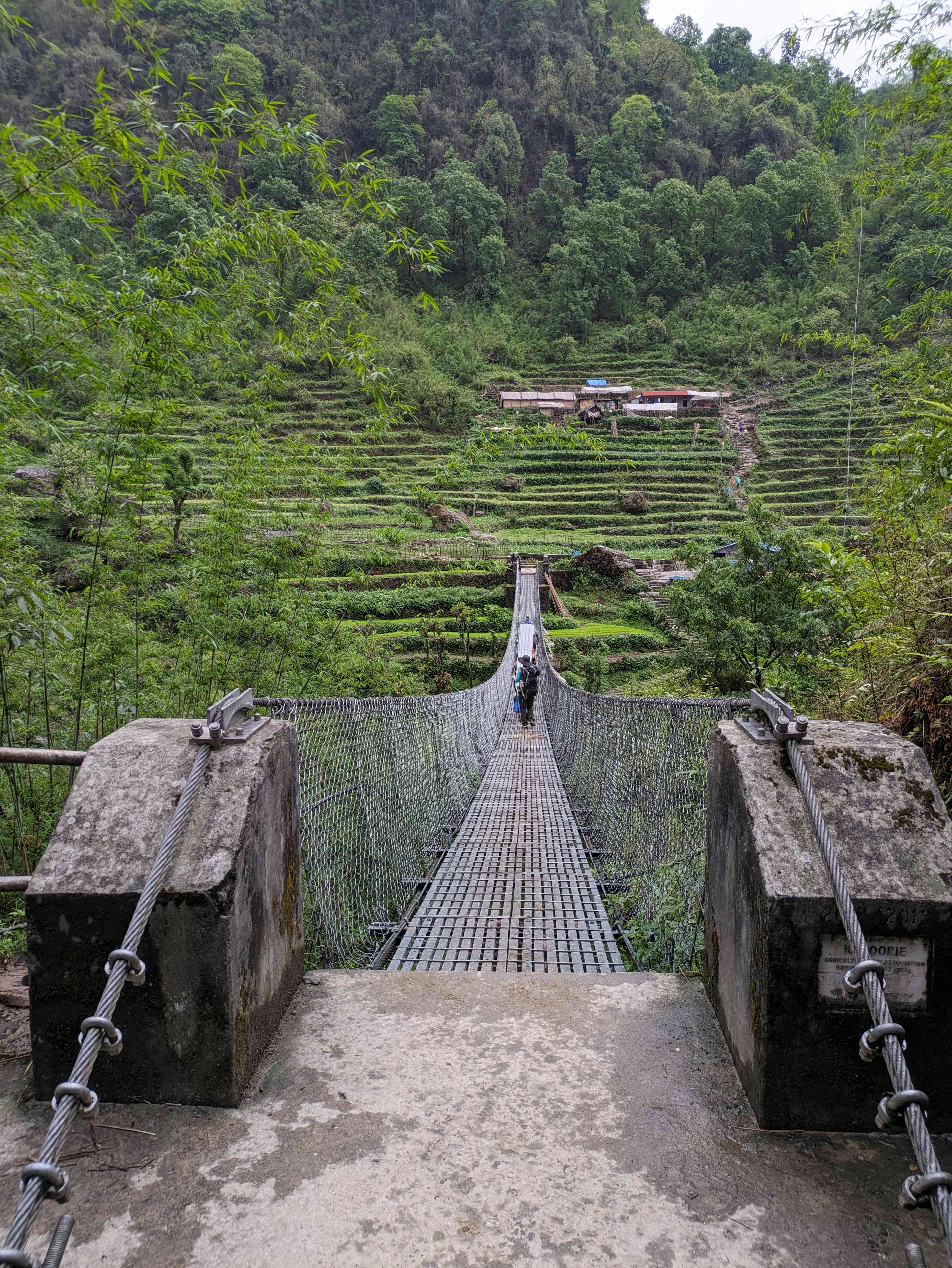 Suspension Bridge on the Way to Sinuwa